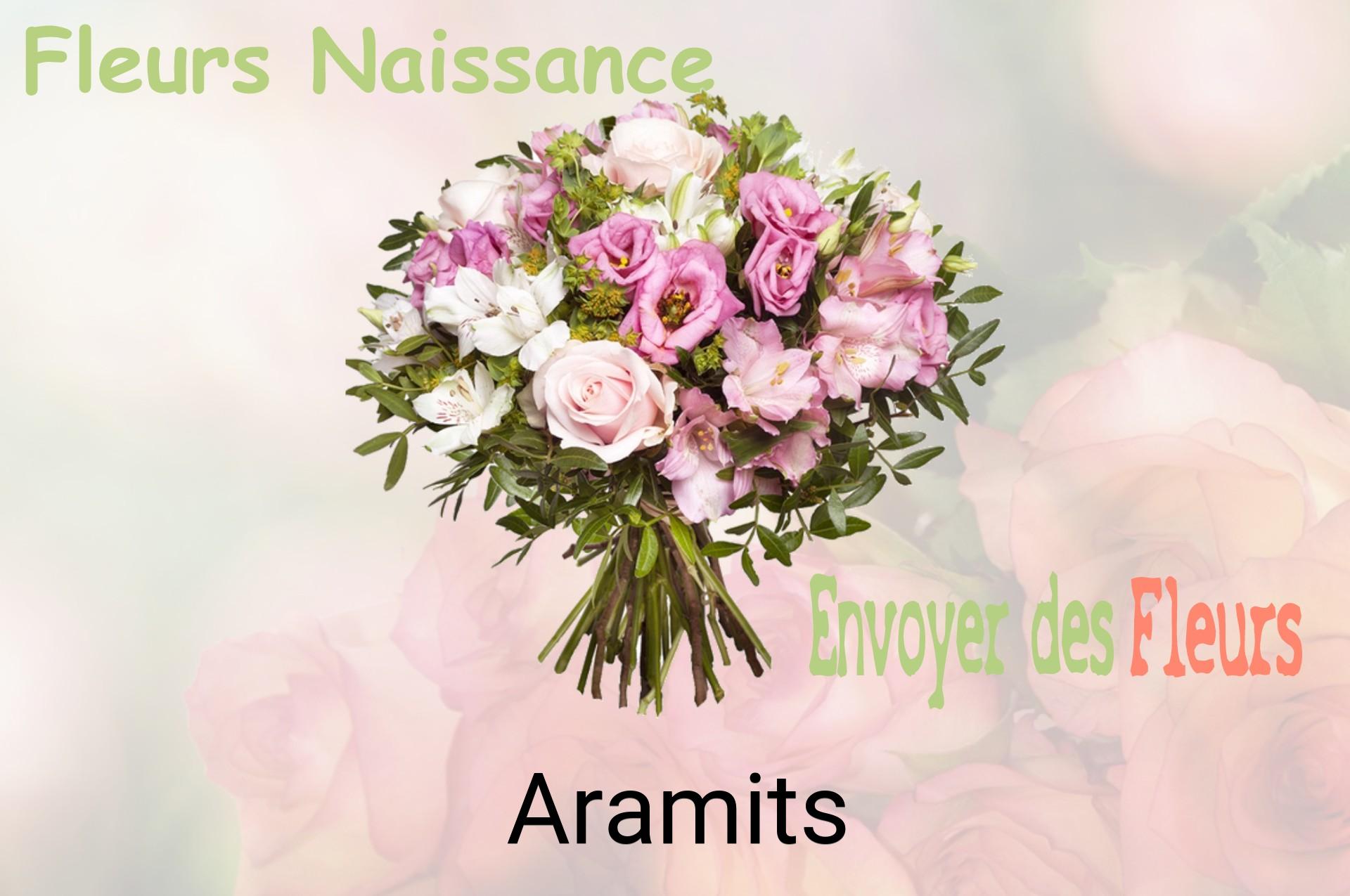 Bouquet de fleurs de naissance livré à Aramits